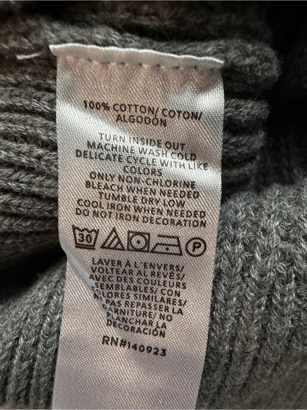Women's Loft NWT Grey Pearl-Embellished Sweater - Picture 8 of 9
